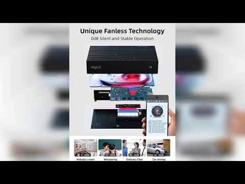 Review: MeLE PCG35 Fanless Mini PC Win10 Pro 8GB DDR4 128GB Celeron J4125 Silent Mini Computer...