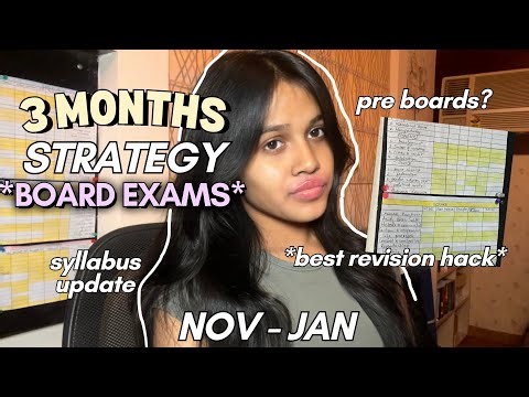 3 Months Left for Boards?! My REAL Strategy (Nov-Jan Plan You Need 🔥)