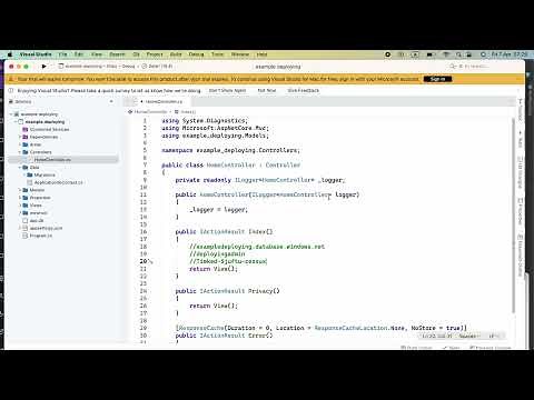 How to host/deploy ASP.NET MVC Web Application with Azure SQL Server Database completely to Azure
