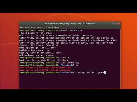 Wisenet WAVE VMS Linux Server Install