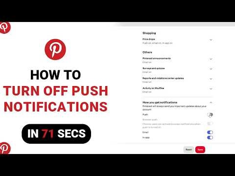 How to Turn Off Push Notifications on Pinterest [NEW]