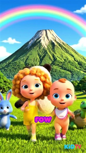 The Bear Went Over The Mountain | Kids Songs | 3D Nursery Rhymes | Kid TV #kidsvideo #cartoon