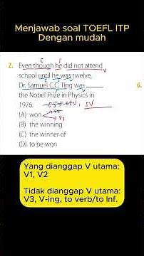 Contoh soal TOEFL Structure dan pembahasan jawaban: Pelengkap Kalimat