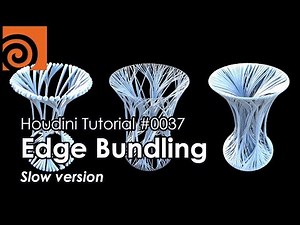 [Houdini Tutorial] 0037 Edge Bundling (Slow version)