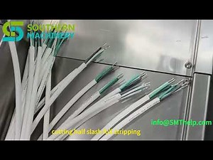 How automatic wire stripping and tin-dipping machine for Smart EMS factory PCB assembly