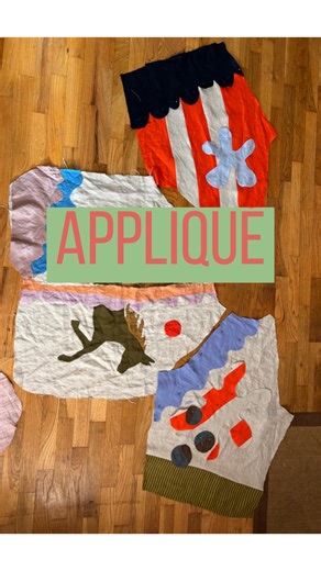 Julia on Instagram: "Here are some tips on how I personally appliqué 🪡🧵🪡🧵 feel free to ask questions in the comments and happy sewing !"