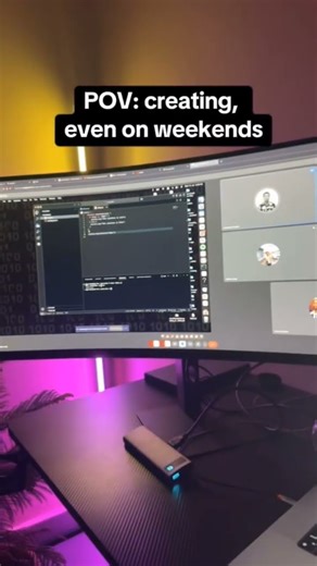 Work space #coding #workfromhome #workstations #desksetup #setup #programming #programmer #rgb