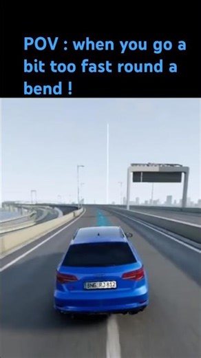 POV : when you go a bit too fast round a bend !🤣🤣