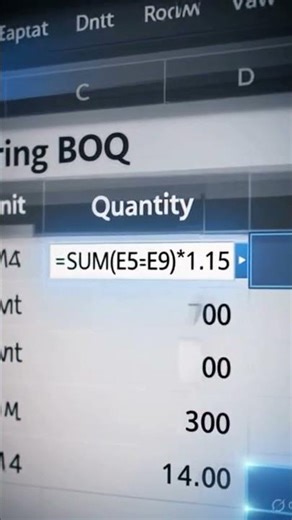 Excel BOQ Trick Every Civil Engineer Must Know