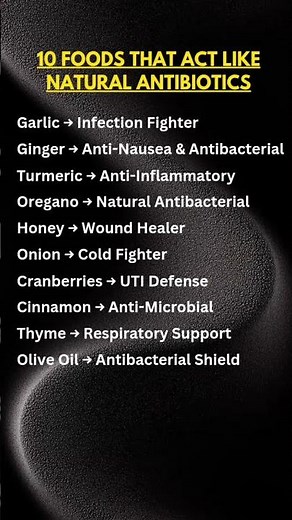10 Natural Antibiotic Foods That Fight Infections | Powerful Immune Boosting Superfoods