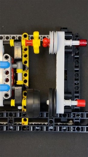 Friction Clutch vs Dog Clutch #legotechnic #gear #mechanical
