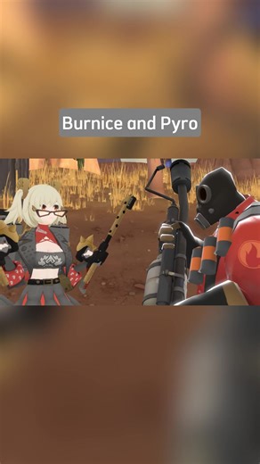 Burnice and Pyro #zenlesszonezero #fyp #viral #funny #trending | burnice