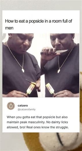 Manly Popsicle Eating The KNIFE Method!