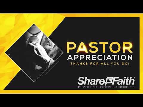 Pastor Appreciation Church Motion Graphic | Sharefaith.com