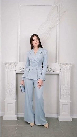 Grey Blazer Suit for Women | Elegant Power Outfit Look #trending #siyaoutfits