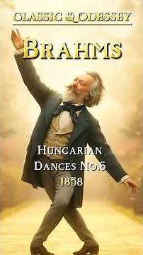BRAHMS – Hungarian Dance No.6 | “Without Music, Life is Empty” #bestofbrahms #brahms #classicalmusic