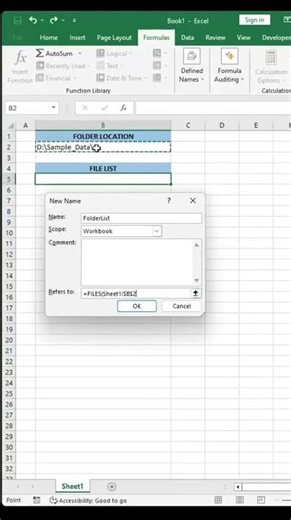 Trick you should know file list #excel #exceltips #exceltricks #microsoft #exceltutorial #learnexcel
