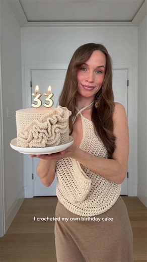 How to Create Your First Crocheted Cake