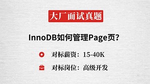 阿里Java二面：InnoDB如何管理Page页？_哔哩哔哩_bilibili