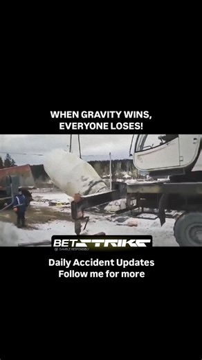 Daily Accident Files | ​The terrifying reality of heavy machinery is that it doesn’t give warnings. In this footage, a routine lift turns into a near-fatal... | Instagram