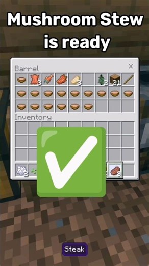 How to Make Mushroom Stew in Minecraft | माइनक्राफ्ट में मशरूम सूप मजा आगया 😂