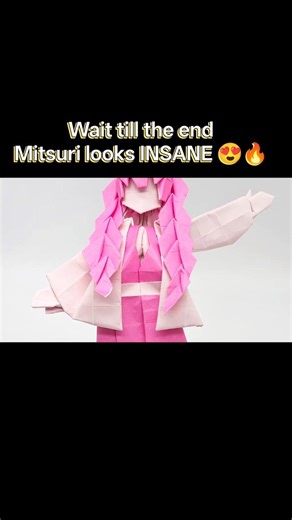 Wait For The End 😱 Mitsuri Kanroji Paper Transformation 💖 #shorts
