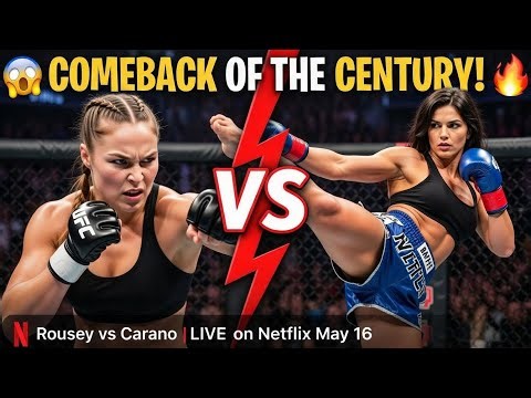 ROUDA ROUSEY VS GINA CARANO IS HAPPENING! Coming Out Of Retirement For Epic Netflix MMA Fight