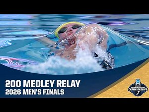 Meet record in men's 200 medley relay | 2026 NCAA swimming championships