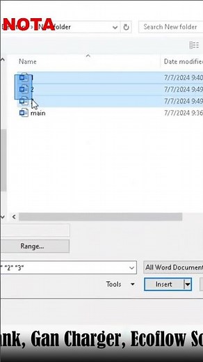 Combine Word Documents Fast!