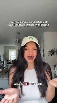 Awkwafina Cast In Descendants As The Cheshire Cat #popculture