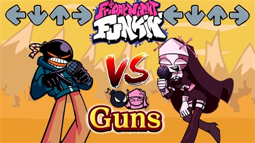 FNF：whitty vs sarv 唱Guns