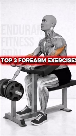 🔥 Top 3 Forearm Exercises for Maximum Strength & Definition.