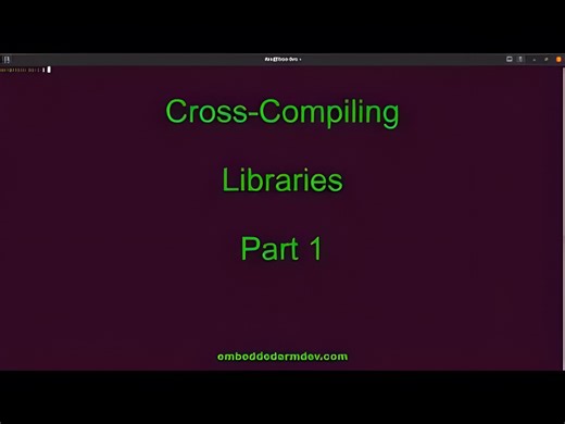 在Linux上交叉编译库 - 第一部分