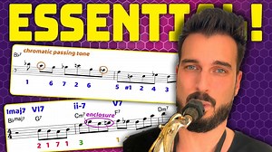 𝟱 𝗘𝘅𝗲𝗿𝗰𝗶𝘀𝗲𝘀 𝗳𝗼𝗿 𝗠𝗮𝘀𝘁𝗲𝗿𝗶𝗻𝗴 𝗝𝗮𝘇𝘇 𝗟𝗮𝗻𝗴𝘂𝗮𝗴𝗲 Use code "FBLANGUAGE" for $25 OFF Instant Access to my "Jazz Language" Video Course! https://www.jazzlessonvideos.com/jazzlanguagecourse 0:00 Intro to Jazz Language 2:18 Moose the Mooche - Play Through 3:59 Moose the Mooche - Analysis 7:08 Moose the Mooche - Transposition 9:42 Joshua Redman Masterclass Story 11:22 Chromatic Dominant Phrase - Breakdown 14:16 Scale Options - Minor ii-V-i 17:31 Minor ii-V-i - Diatonic Phrase 