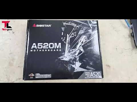 Biostar A520MS AMD Ryzen mATX Motherboard Review and Unboxing | Tech Land
