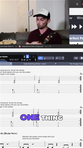 Power chords got you stuck? Unlock faster transitions with this Brain Stew guitar lesson! The freezing hand trick is the secret. #GuitarTutorial #PowerChords #BrainStew #GuitarLesson #TikTokGuitar