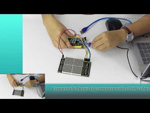 KS0262 keyestudio LED Dot Matrix Display Module