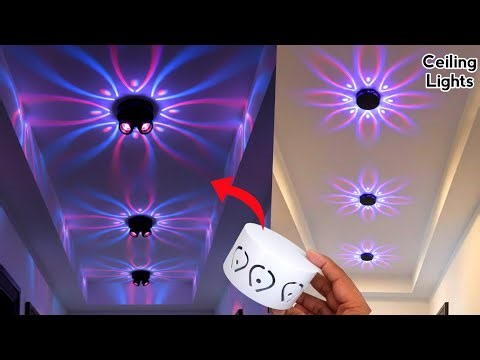 How To Make Wall Hanging RGB Light Antique Wall & Ceiling Lamp Diy Decor Wall Light Decoration ideas