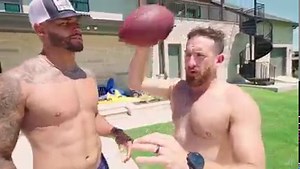 198K views · 2.1K reactions | Congrats to our buddy Mr. Big Hands on securing the bag  Future's looking bright for the Dallas Cowboys! LET'S GO! | Dude Perfect | Facebook