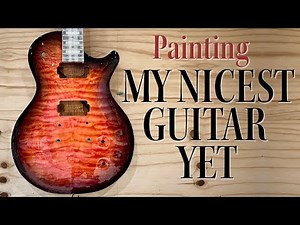 How to spray paint a guitar with nitrocellulose lacquer