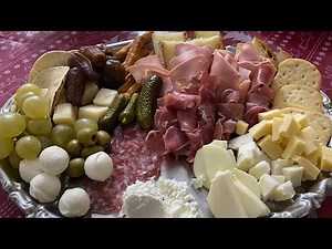 CHARCUTERIE BOARD | Meat and cheese platter | Easy to prepare