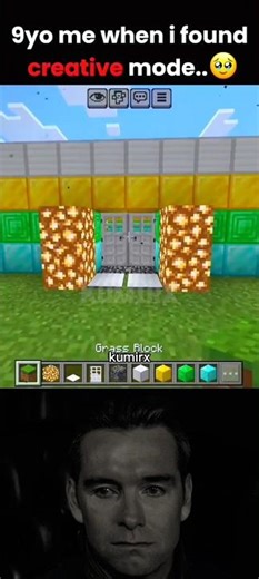 9yo me when I found creative mode... #babyshorts