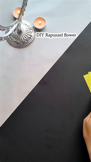 craft ideas hub on Instagram: "DIY Rapunzel flower 🦋 #diy"