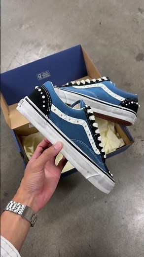 Vans LX Old Skool Pearlized 'Navy' Unboxing