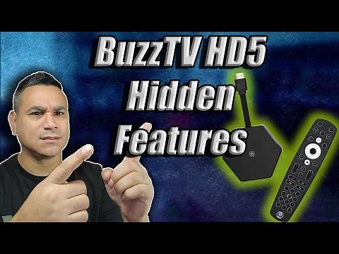 BuzzTV HD5 Hidden Features and Settings Setup