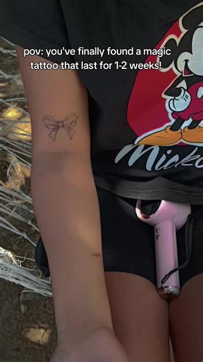 Magic Tattoo: Waterproof, Lasts 1-2 Weeks!