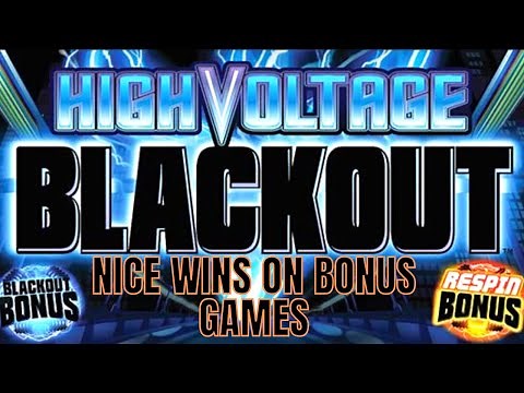 Harrah's Cherokee Casino - High Voltage Blackout Slot Machine Wins