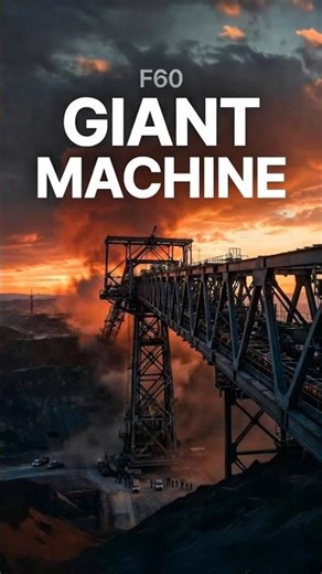 F60 Mining Machine😱 | One of the Largest Machines on Earth🌏 #shorts