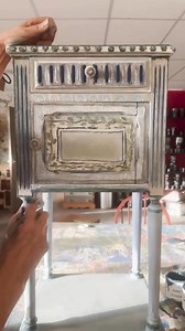 60K views · 685 reactions | Admiring the amazing work of Annie Sloan A piece painted in Aubusson Blue in honor of her new episode of The Colourist Podcast! Annie transformed into a unique piece of furniture ideal for any space. Simply beautiful! ✨ #AnnieSloan #AubussonBlue #TheColouristPodcast #AnnieSloanUSA #upcycledfurniture #furnituremakeover #anniesloanchalkpaint | Annie Sloan US | Facebook