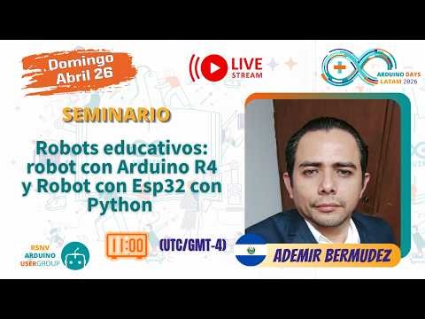 Robots educativos: robot con Arduino R4 y Robot con Esp32 con Python